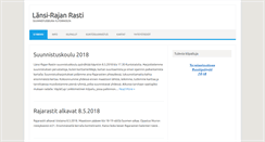 Desktop Screenshot of lansirajanrasti.fi