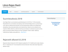 Tablet Screenshot of lansirajanrasti.fi